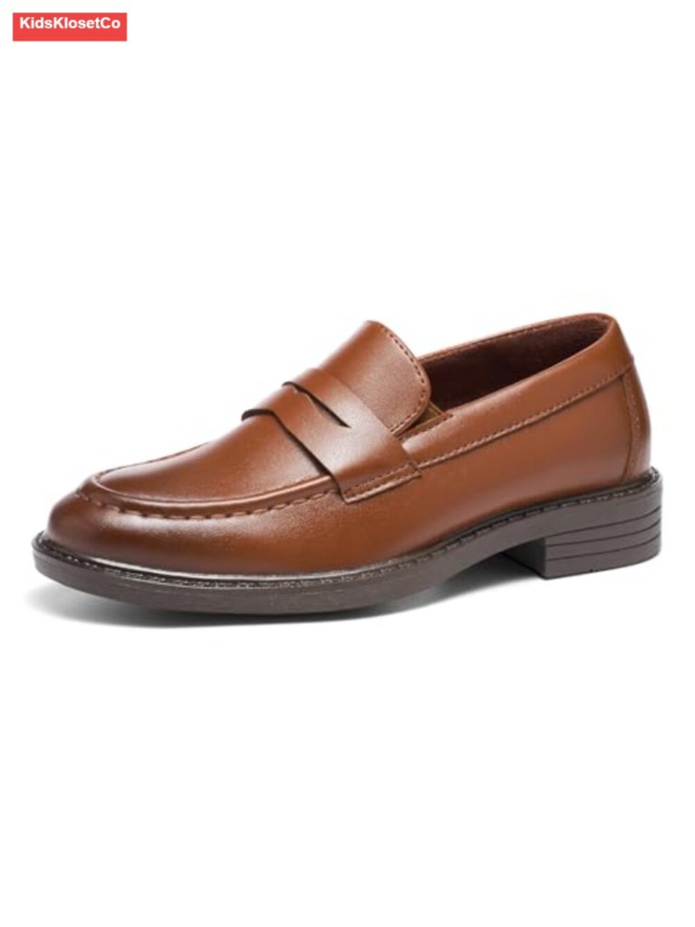 Boys Penny Loafers PU Leather Slip-On Dress Shoes